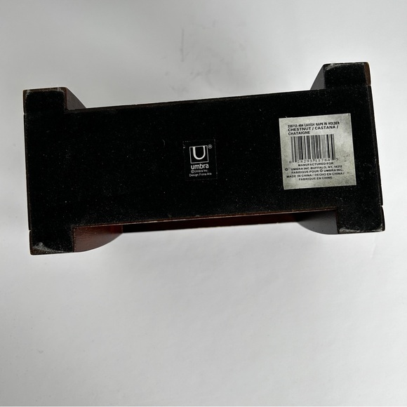 UMBRA Lavish Napkin Holder Chestnut - Picture 8 of 12